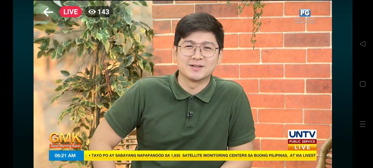 Happy Tuesday <a href="/GoodMorningKuya/">Good Morning Kuya</a> and @_hplarjoshua 😁☺️😎