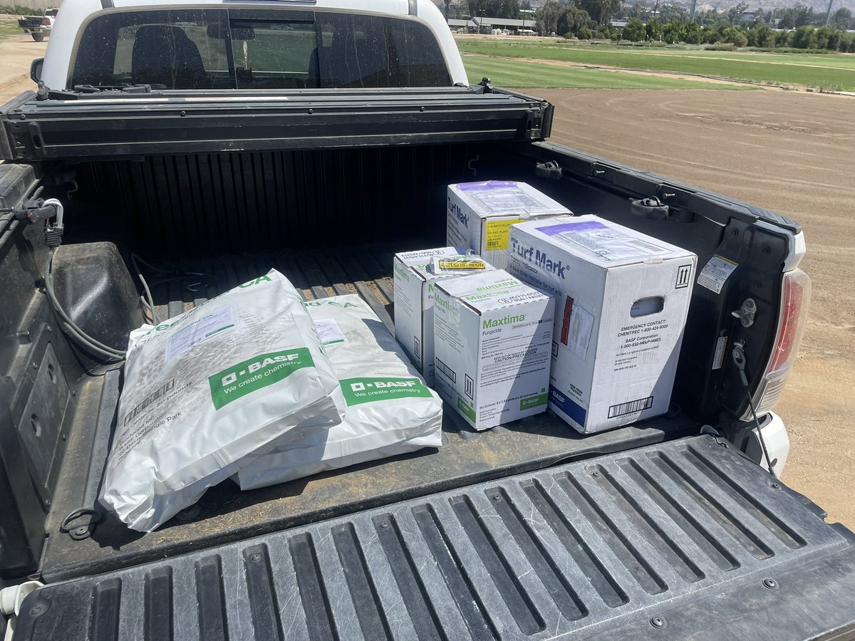 Jim Baird (@ucrturfgrass) on Twitter photo Christmas in July from <a href="/BASFTurf_us/">BASF Turf US</a> ! #Maxtima #mefentrifluconazole was an all star in most all of our fungicide trials last year. Need to stop summer patch in our rapid blight trial. Thanks <a href="/JenBrowningBASF/">Jen Browning</a>. <a href="/gcsanc/">GCSANC</a> <a href="/sincitygcsa/">SNGCSA</a> <a href="/SNGCSA/">Sierra Nevada GCSA</a> <a href="/GCSA_Socal/">GCSASC ⛳</a> <a href="/SD_GCSA/">San Diego GCSA</a> <a href="/HilodesertGCSA/">Hi-Lo Desert GCSA ⛳️</a> Christmas in July from <a href="/BASFTurf_us/">BASF Turf US</a> ! #Maxtima #mefentrifluconazole was an all star in most all of our fungicide trials last year. Need to stop summer patch in our rapid blight trial. Thanks <a href="/JenBrowningBASF/">Jen Browning</a>. <a href="/gcsanc/">GCSANC</a> <a href="/sincitygcsa/">SNGCSA</a> <a href="/SNGCSA/">Sierra Nevada GCSA</a> <a href="/GCSA_Socal/">GCSASC ⛳</a> <a href="/SD_GCSA/">San Diego GCSA</a> <a href="/HilodesertGCSA/">Hi-Lo Desert GCSA ⛳️</a>