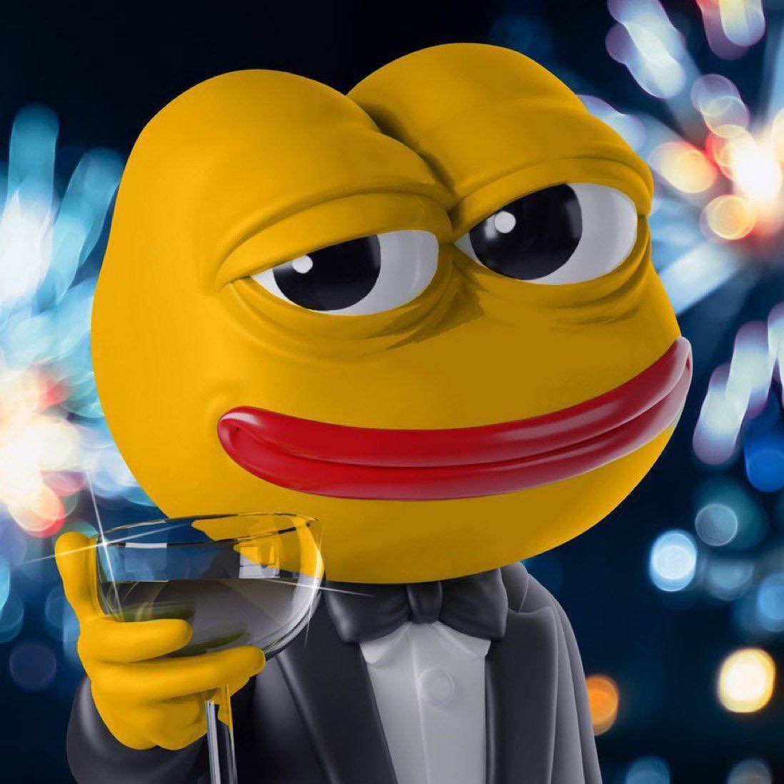 NYADNFT's tweet photo. @Dogememegirl @elonmusk @Thomasslabbers is Pepe but Gold https://t.co/uEGJIh3kIB