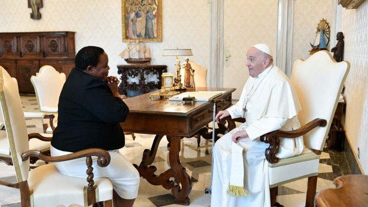 Your 
Holiness, thank you for the opportunity to  meet you. I appreciate your time and the Blessings.