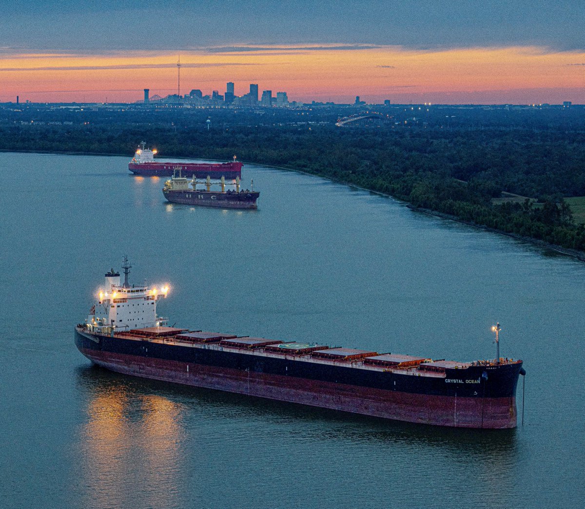 The river at English Turn, New Orleans