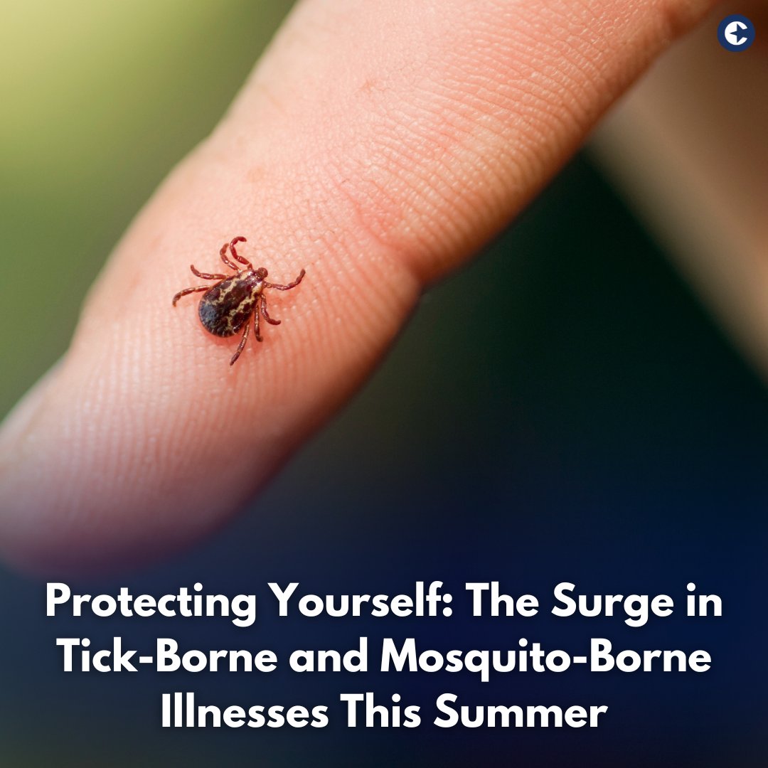 🌞 Stay Safe This Summer 🌿 With the warm weather comes the risk of tick-borne and mosquito-borne illnesses. Don't worry, we've got you covered! #SummerSafety #TickBorneIllness #MosquitoBorneIllness #StayInformed #StaySafeOutdoors 

buff.ly/44VYsvH