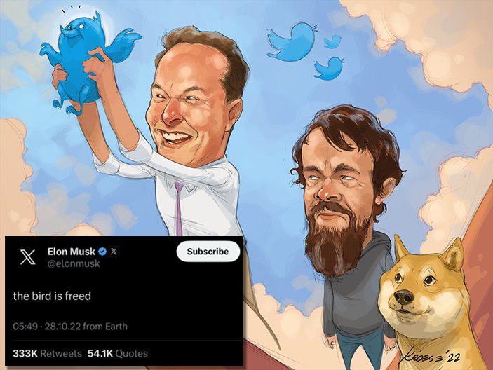 PMoelleken's tweet photo. That didn't age well… 💔
#RIPTwitter #TwitterX https://t.co/CIvLMZukmY