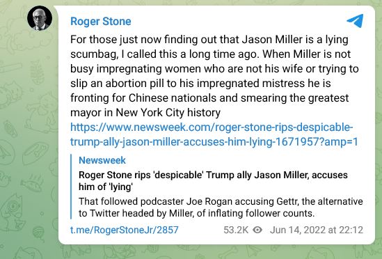 RT @Golden_Phoenix: @derrick_byron @JasonMillerinDC Remember what Roger Stone said about him? https://t.co/ZNPAI3IVGk