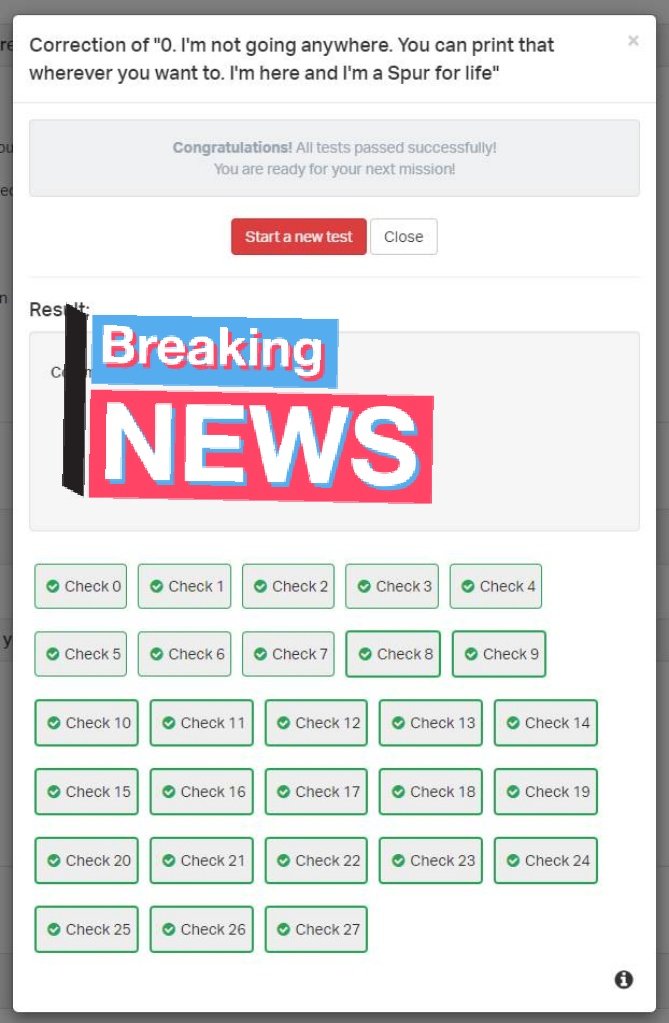 skyino7's tweet image. The joy to get all green checks on the printf project task 0 😊. It has been a great experience. #ALX_SE #dohardthings #printf @AlxGhana @alx_africa