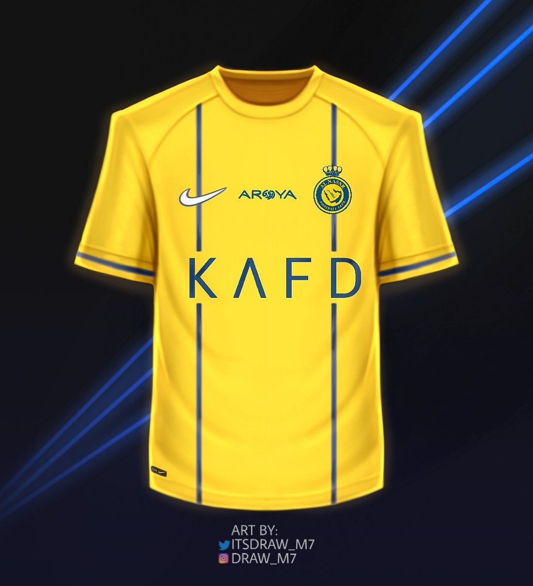 itsDraw_m7's tweet photo. بعد تحريات والله اعلم ✅✅💙💛
-
#طقم_النصر #النصر #BringTheInsideOut #AlNassr https://t.co/Hkv16cUzkf