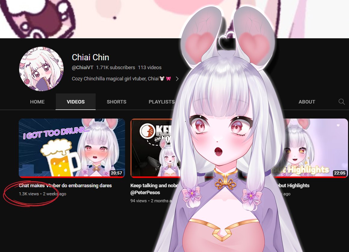Chiai_VT's tweet photo. Thank you so much for the support on my recent video!!

I don't usually check view count but this is crazy! I had a blast with the Drink or Dare stream so I'm glad you guys liked the highlight version💜💜✨

Shoutout to @Sky_desuu for the amazing job at editing

#Vtubers https://t.co/pSpgtT4ZRq