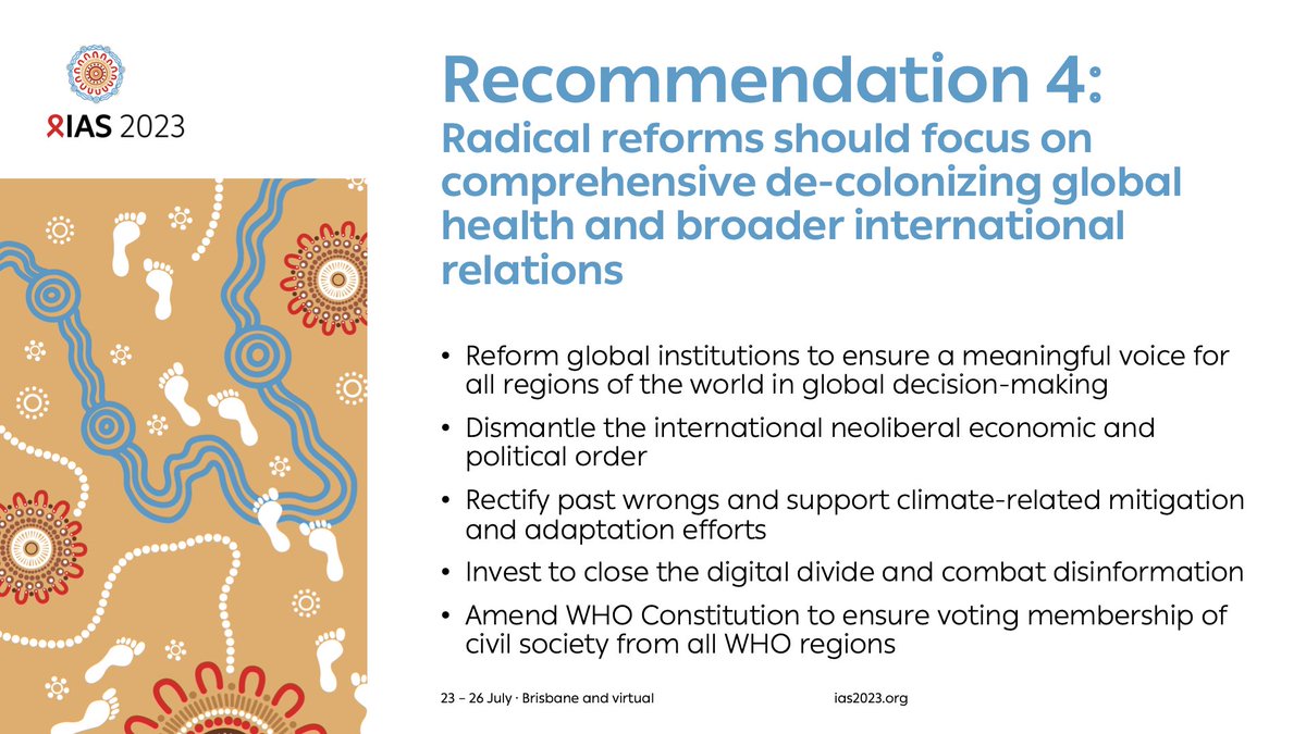 IAS - the International AIDS Society (@iasociety) on Twitter photo IAS Immediate Past President <a href="/ProfAdeeba/">Adeeba Kamarulzaman</a> presents the five recommendations from the IAS- @Lancet Commission on HIV and Human Rights. #IAS2023 #HumanRights IAS Immediate Past President <a href="/ProfAdeeba/">Adeeba Kamarulzaman</a> presents the five recommendations from the IAS- @Lancet Commission on HIV and Human Rights. #IAS2023 #HumanRights