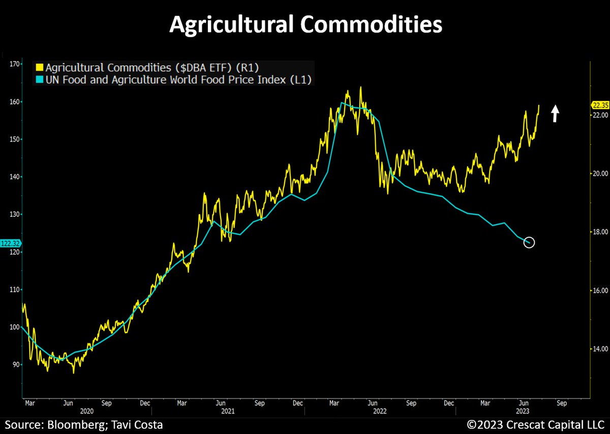 Food prices are primed to follow suit: