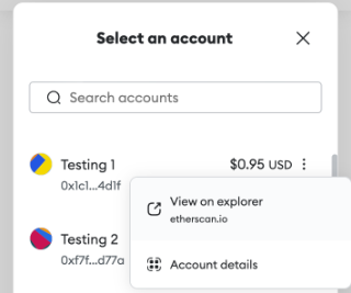 MetaMask's tweet photo. Can't find the block explorer URL for your 🦊 MetaMask account?

💡 Don't worry, it's still there - just click into the menu on the "Select an account" screen to find it.

However, in an upcoming release we will be moving it back to where it was originally. https://t.co/MCG9NBfvZk