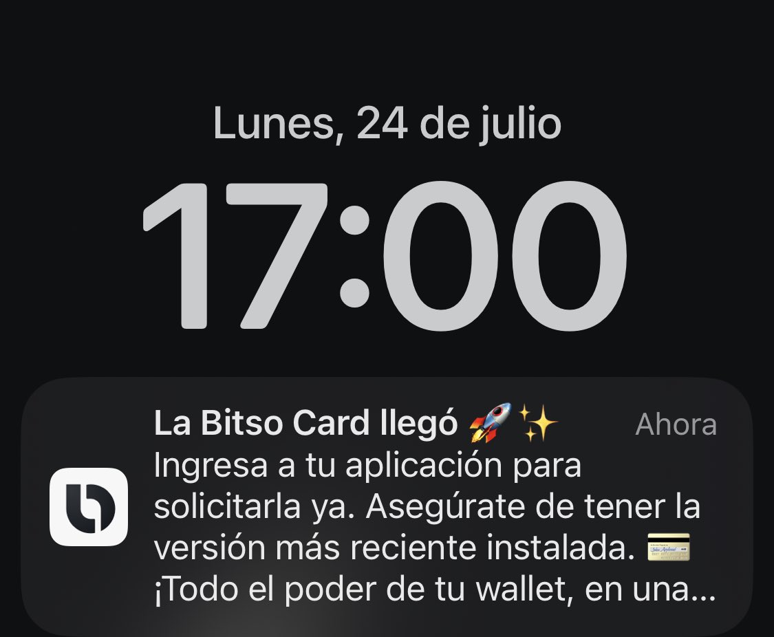 #BitsoCard 😍