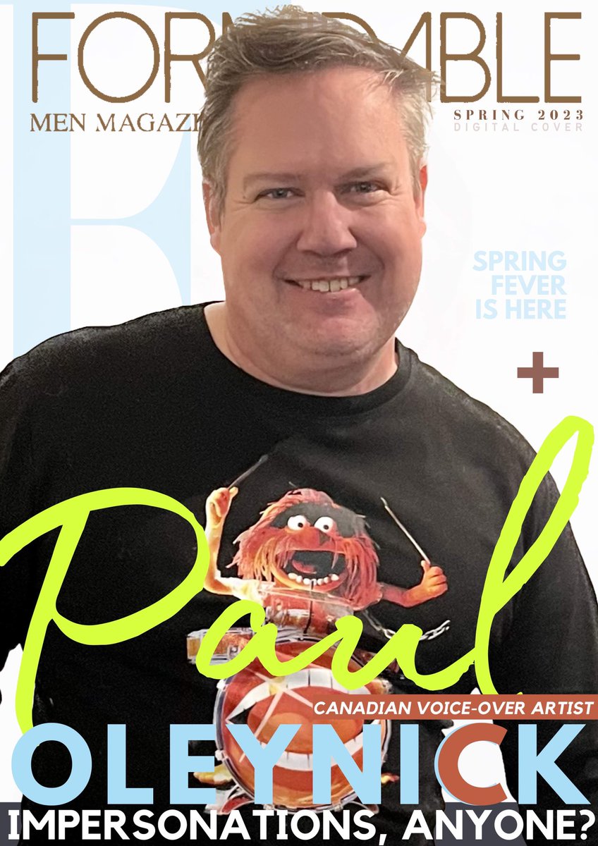 OleynickPaul's tweet photo. Made the Cover of Formidable Men Magazine! #impersonations #Magazine #FormidableMen https://t.co/0MbJM6jRvo