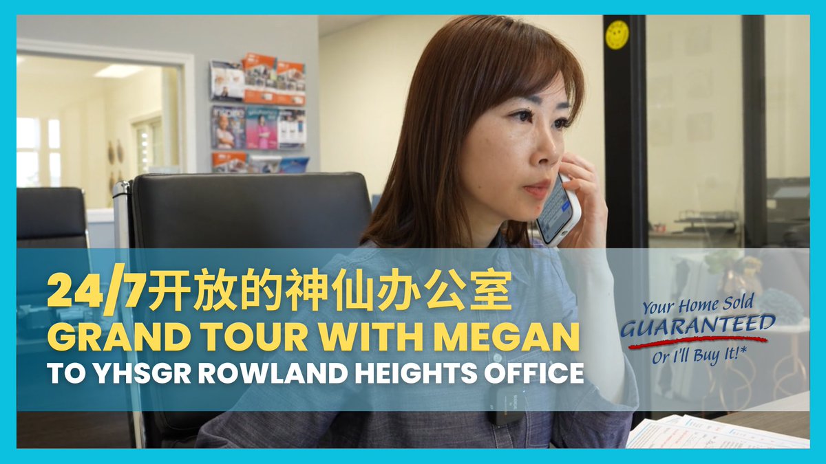 FreemanWang9's tweet photo. ”24小时全天候！为agent提供优质服务！“ A day with office assistant Megan to our YHSGR's... https://t.co/2la7i6GpJi via @YouTube https://t.co/hQOz7Ns6gU