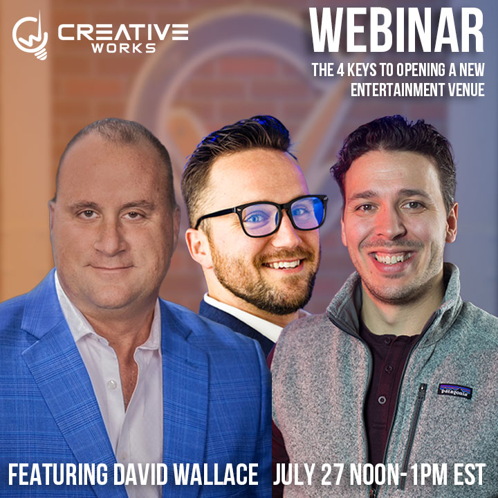 theWOWeffect's tweet image. Attend our webinar "The 4 Keys to Opening a New Entertainment Venue" 🗝️🎪 with Dave Wallace from Turfway Entertainment! 🤩

🗓️THIS THURSDAY, July 27th
⏰12pm EST

Register now 🎟️us02web.zoom.us/webinar/regist… 

#EntertainmentVenue #Webinar #FunTimesAhead #theWOWeffect