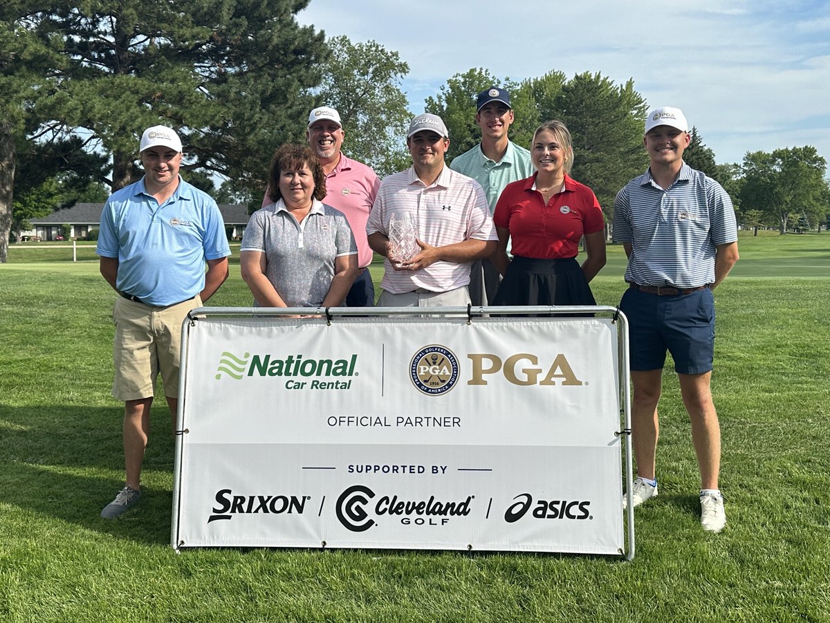 NebraskaPGA's tweet photo. Back to Back Champion ๐
@JayCottam of @MHGCKearney fires a two-round total of 5-under to win the 2023 Nebraska Assistant PGA Professional Championship!
@NationalPro | #AssistantChamp https://t.co/rbPw5GGLTm