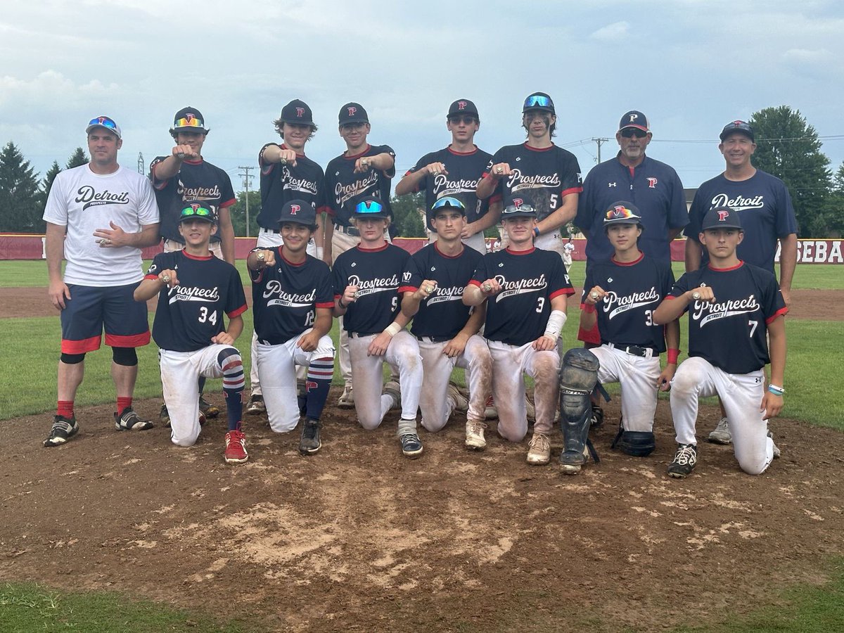 ty_brown2025's tweet photo. Huge weekend for the team and myself! .438 AVG, 1.037 OPS, 7 hits, 1 HR, and 9 RBI. Also had a 7 IP, 1 ER, 6K, 2 BB complete game win in the championship. 
@ProspectsCapo @mikerice02 @BUncommitted https://t.co/U2YbNMxCe8