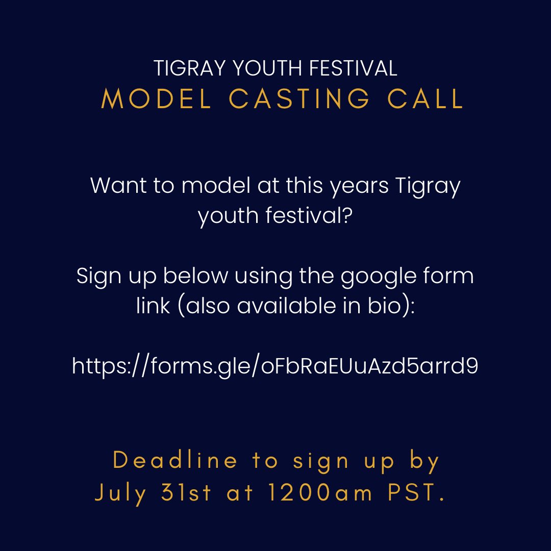 📢 MODELS WANTED 🌟
Join us for TYF'23 Fashion Show and Culture Show! 🎉 Don't miss this amazing opportunity! Simply fill out the Google form linked in the post or our bio to participate today! ✨
⏰ Sign-up deadline: 7/31/2023

docs.google.com/forms/d/e/1FAI…