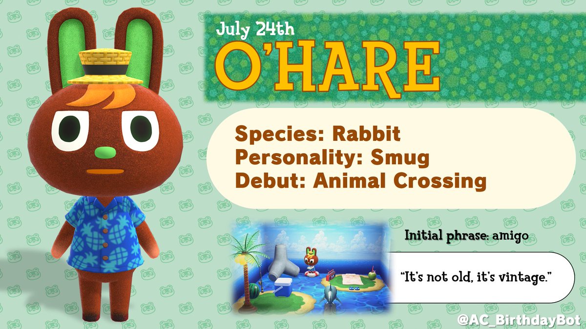 AC Birthday Bot tweet media