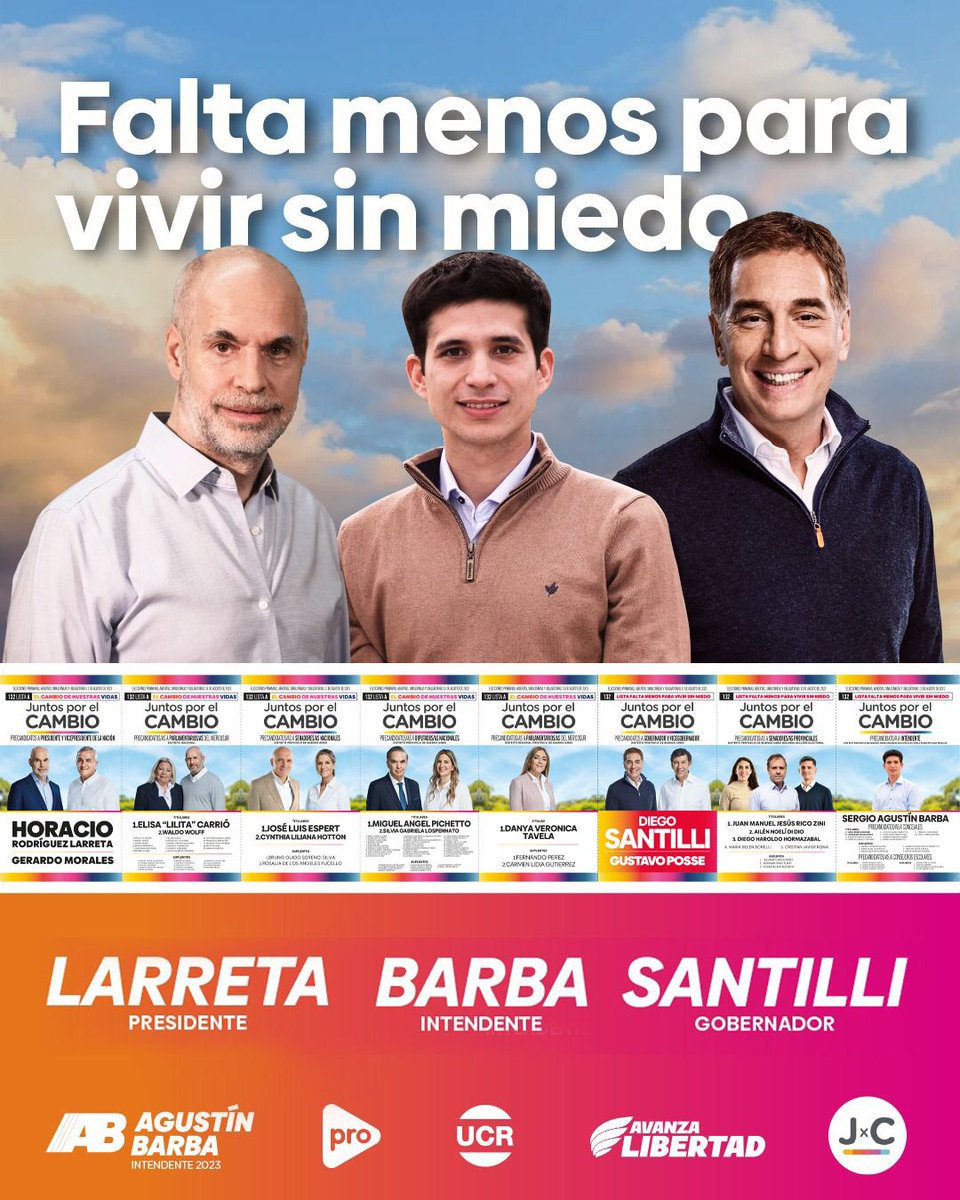 En San Nicolás, las verdaderas transformaciones se deben hacer trabajando en equipo y junto a los vecinos. 
Estamos convencidos de que para que vivas mejor hay que vivir sin miedo. 
Los cambios van a ser urgentes y los vamos a hacer juntos. Es ahora y es con vos.