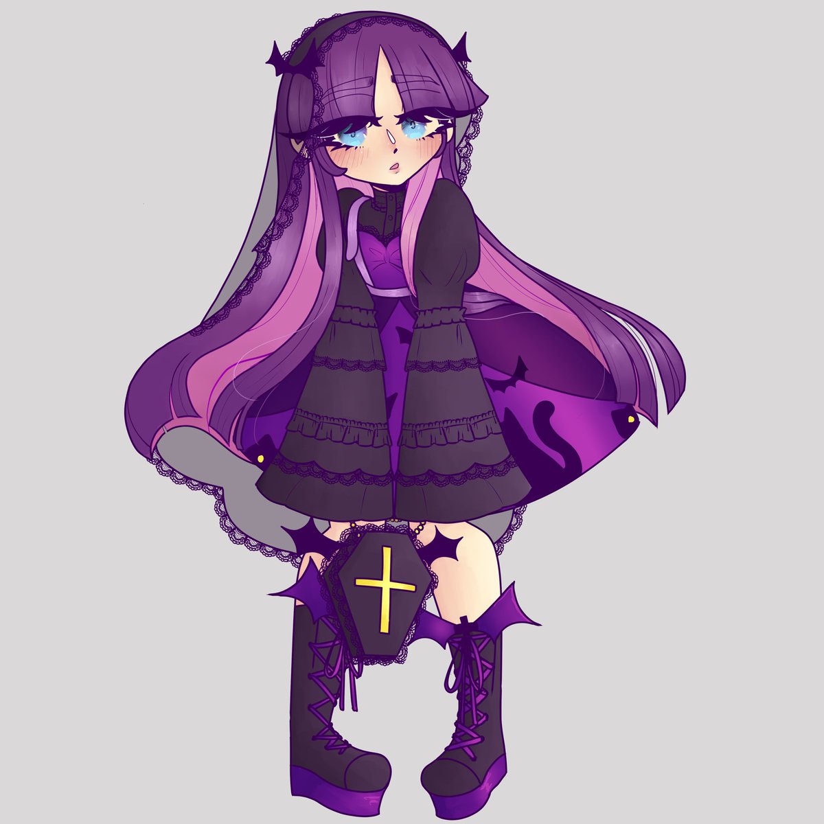 imrite77's tweet photo. it's been a while, hm? 
gothic lolita feli art 

#PuyoPuyo #lolitafashion #digitalart #DigitalArtist #CLIPSTUDIO https://t.co/Oy21TeNHbY