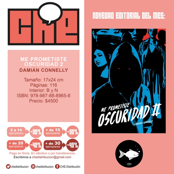 [NOVEDADES] 🚨 Se termina... JULIO con una novedad de DERIVA + dos oportunidades. Para todas las librerías, atención al newsletter semanal.

📚 ME PROMETISTE OSCURIDAD II, por Damian Connelly. ¡Vuelve a la oscuridad! Llega la segunda parte de MPO <a href="/DerivaEditorial/">Editorial Deriva</a>