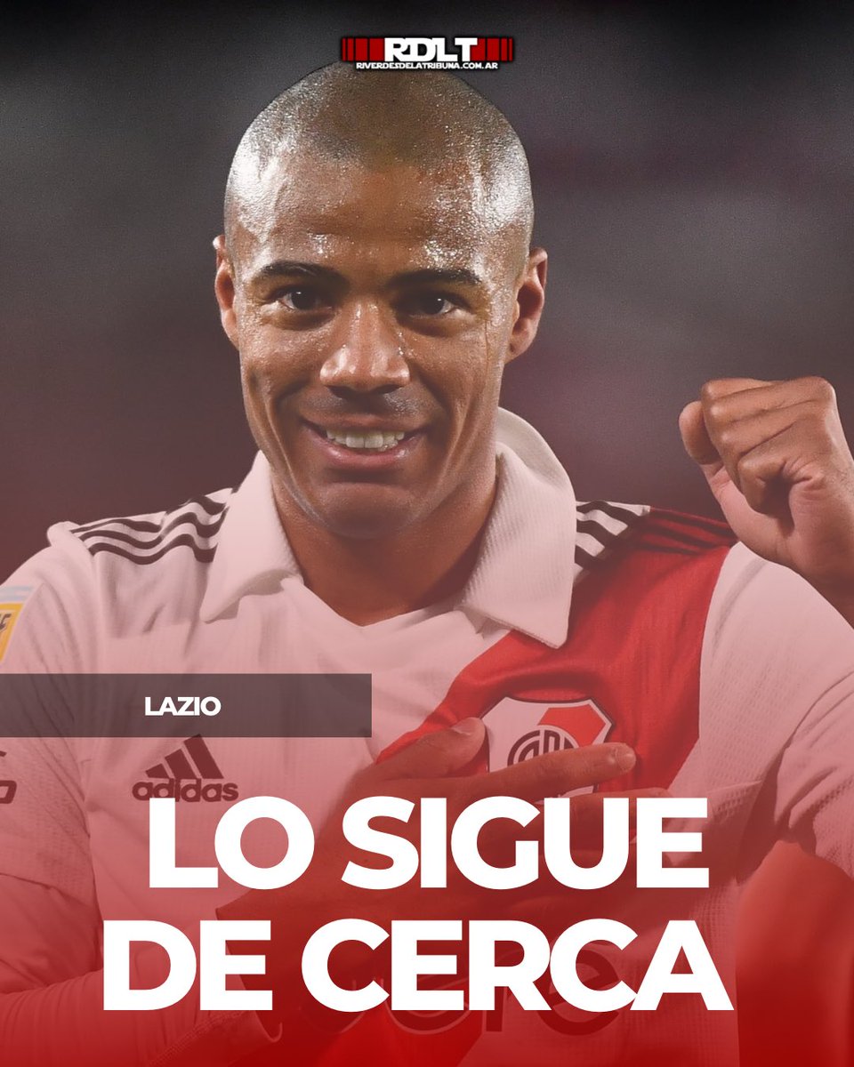 En las últimas horas Lazio, mostró interés para quedarse con De La Cruz.

Tiene vínculo con River hasta diciembre de 2025, y su cláusula de salida es de 22 millones de euros.

El Millonario cuenta con el 50% de su ficha, mientras que el 50% restante lo tiene Liverpool de Uruguay.