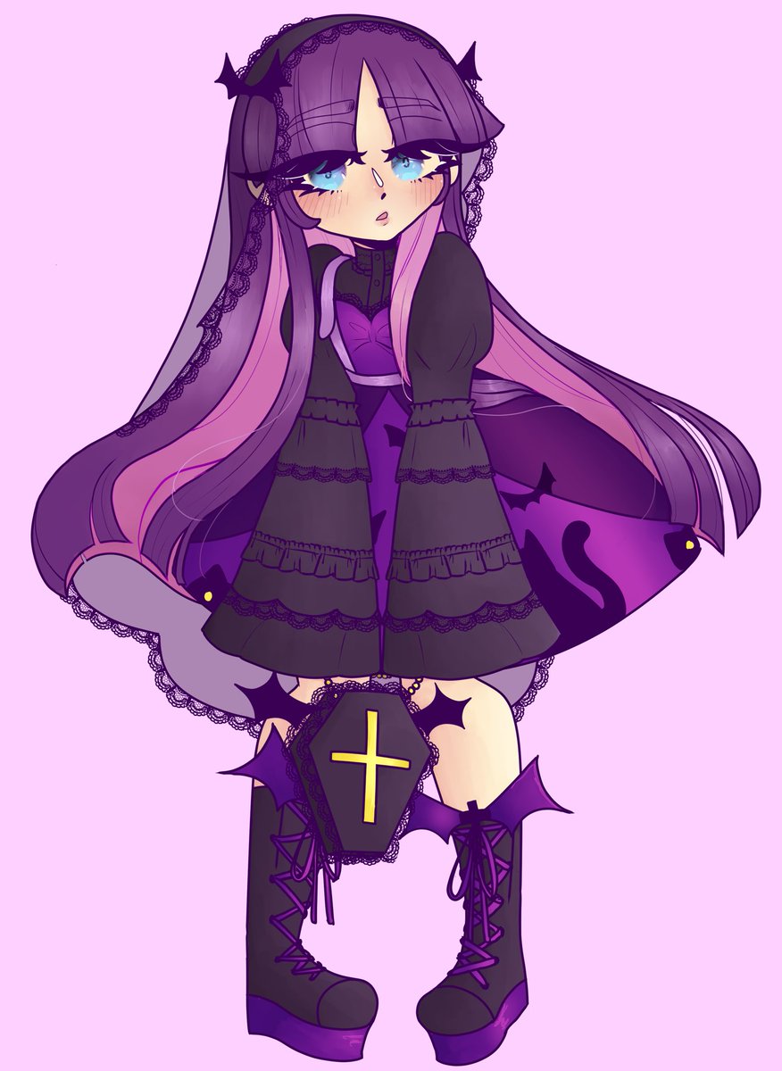 imrite77's tweet photo. it's been a while, hm? 
gothic lolita feli art 

#PuyoPuyo #lolitafashion #digitalart #DigitalArtist #CLIPSTUDIO https://t.co/Oy21TeNHbY