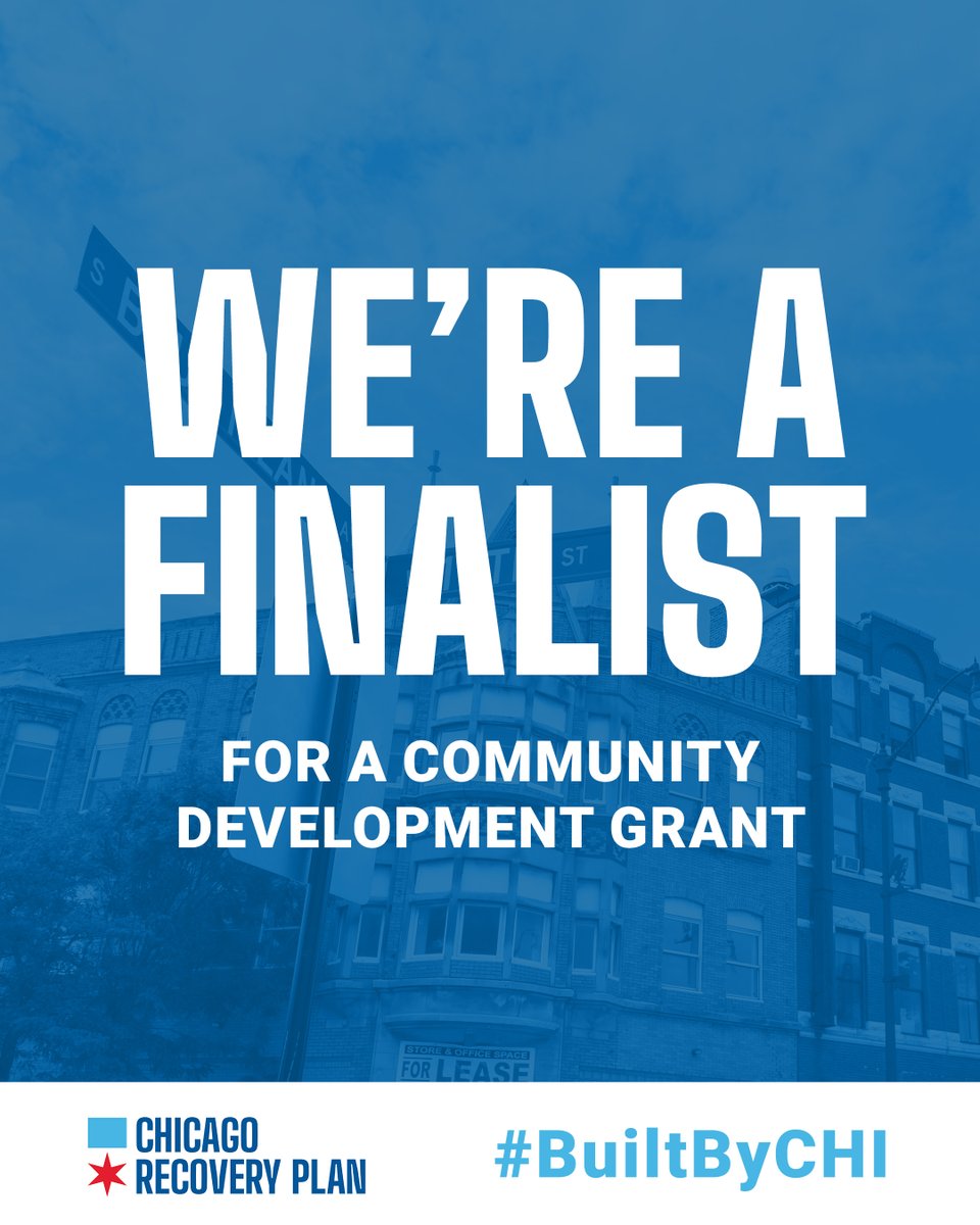 BUILD Chicago (@buildchicago) on Twitter photo BUILD is proud to be a finalist for a <a href="/ChicagoDPD/">Chicago DPD</a> Community Development Grant.
Find out more about small business and nonprofit grant opportunities at Chicago.gov/DPDRecoveryPlan. Applications are open until August 18. #BuiltbyCHI BUILD is proud to be a finalist for a <a href="/ChicagoDPD/">Chicago DPD</a> Community Development Grant.
Find out more about small business and nonprofit grant opportunities at Chicago.gov/DPDRecoveryPlan. Applications are open until August 18. #BuiltbyCHI