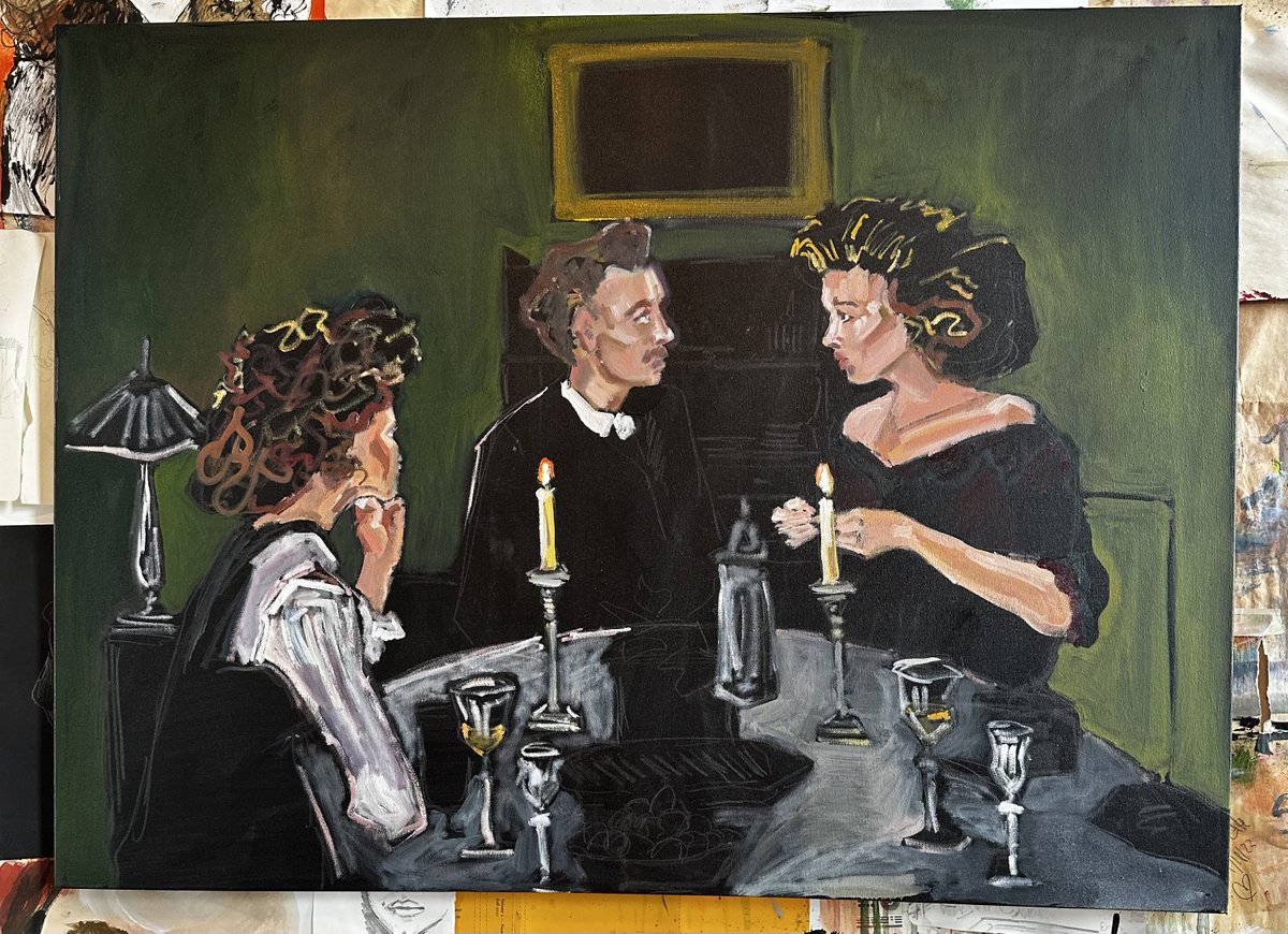 Celestemarcus3's tweet image. #wipart #oilpainting #howardsend