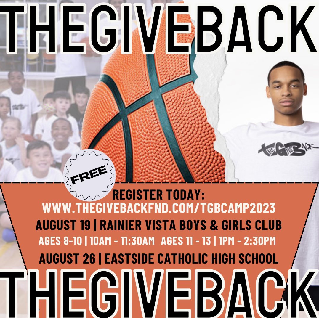 Did I mention the camps FREE?!?!? @TheGiveBackFND