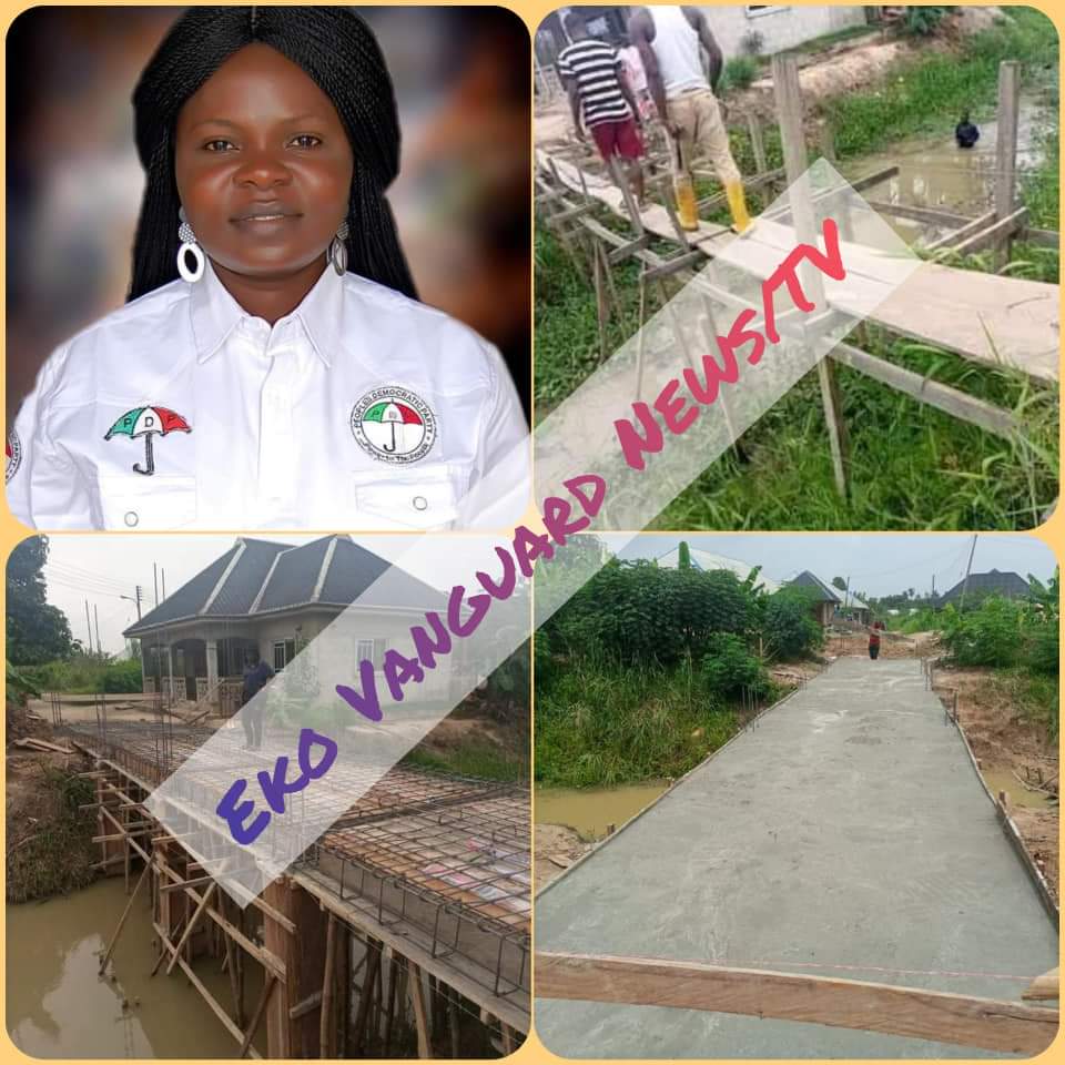 Remember the councilor that built a standard concrete bridge connecting different communities in Bayelsa State?

Hon. @OnemTyna!!!

She has been rewarded to continue her service to humanity as the Vice Chairman of Ogbia LGA, Bayelsa State.

Congratulations to a real Honourable.