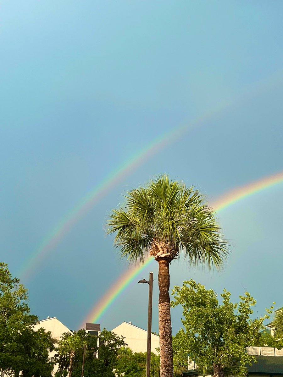 iwaggle's tweet image. Double 🌈 on Hilton Head Island @EdPiotrowski @chswx @spann