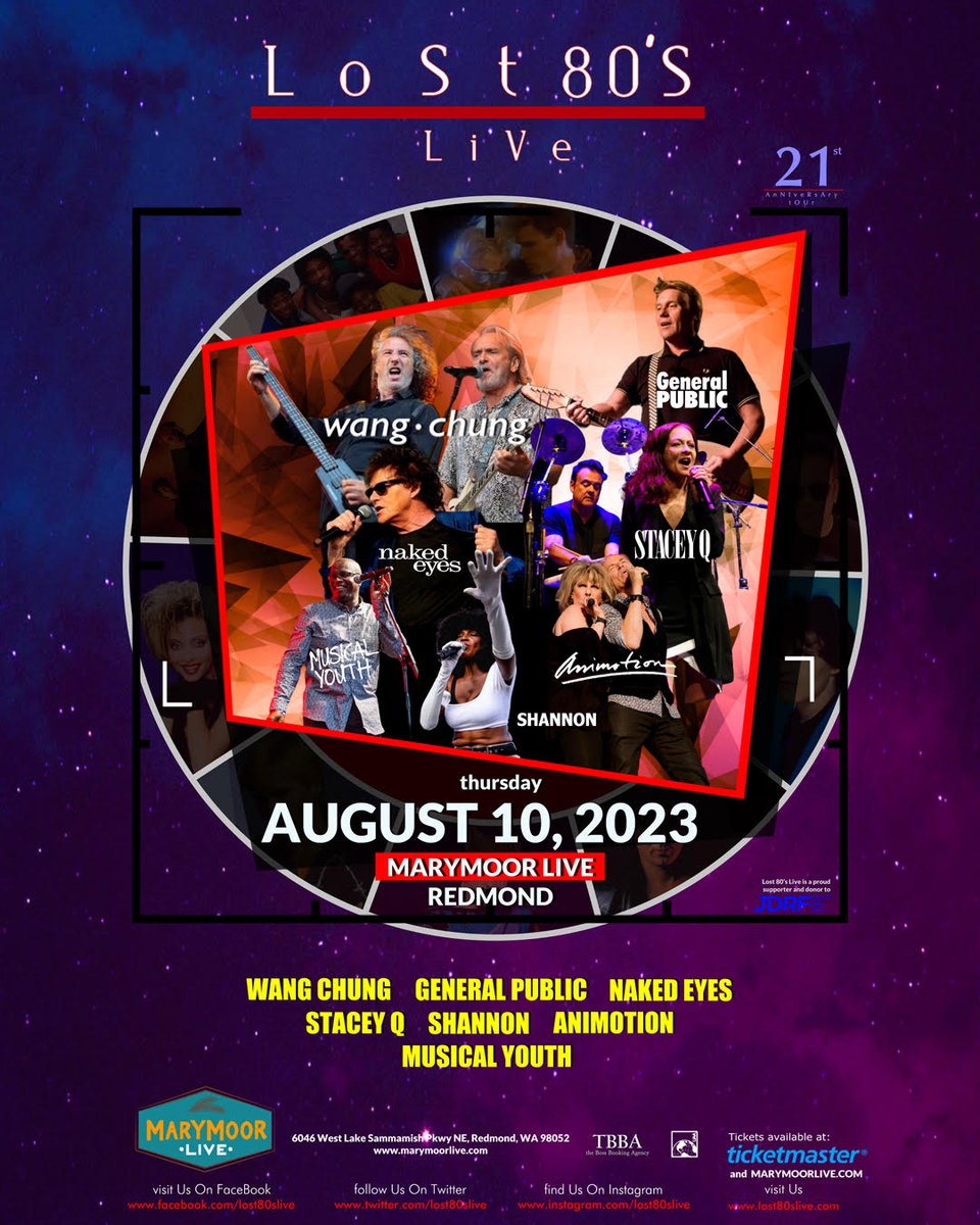 The English Beat (@theenglishbeat) on Twitter photo Hey Beat fans, we can't wait to see you for <a href="/Lost80sLive/">Lost 80's Live</a> on Thursday August 10, 2023 at MaryMoor Live in Redmond, WA!
tickets are on sale now!
lost80slive.com/buy-now Hey Beat fans, we can't wait to see you for <a href="/Lost80sLive/">Lost 80's Live</a> on Thursday August 10, 2023 at MaryMoor Live in Redmond, WA!
tickets are on sale now!
lost80slive.com/buy-now