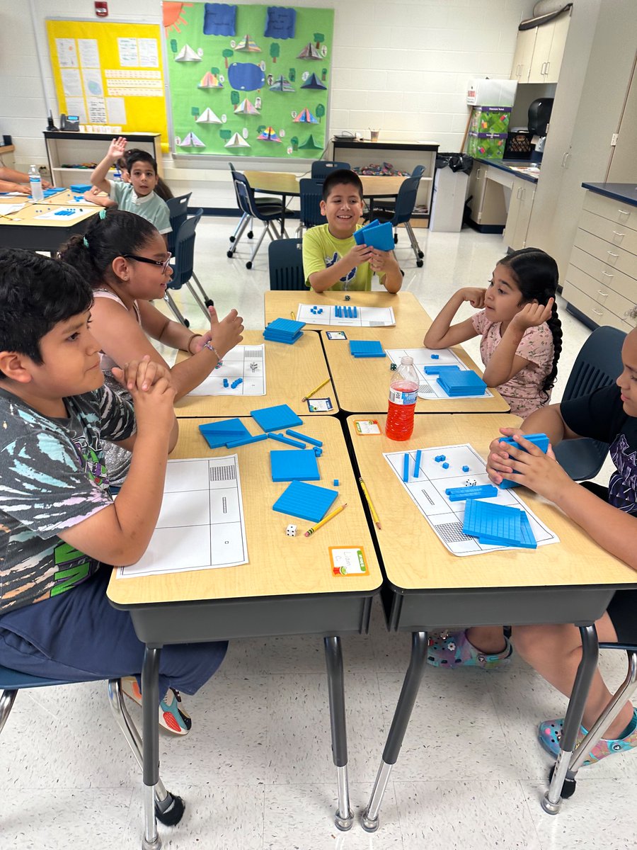 MsLetson's tweet photo. We are beginning our final week of summer school! Our rising third graders worked hard on building number sense and also extending our learning too. ❤️ @PWCSNews https://t.co/KyEUn04HQG