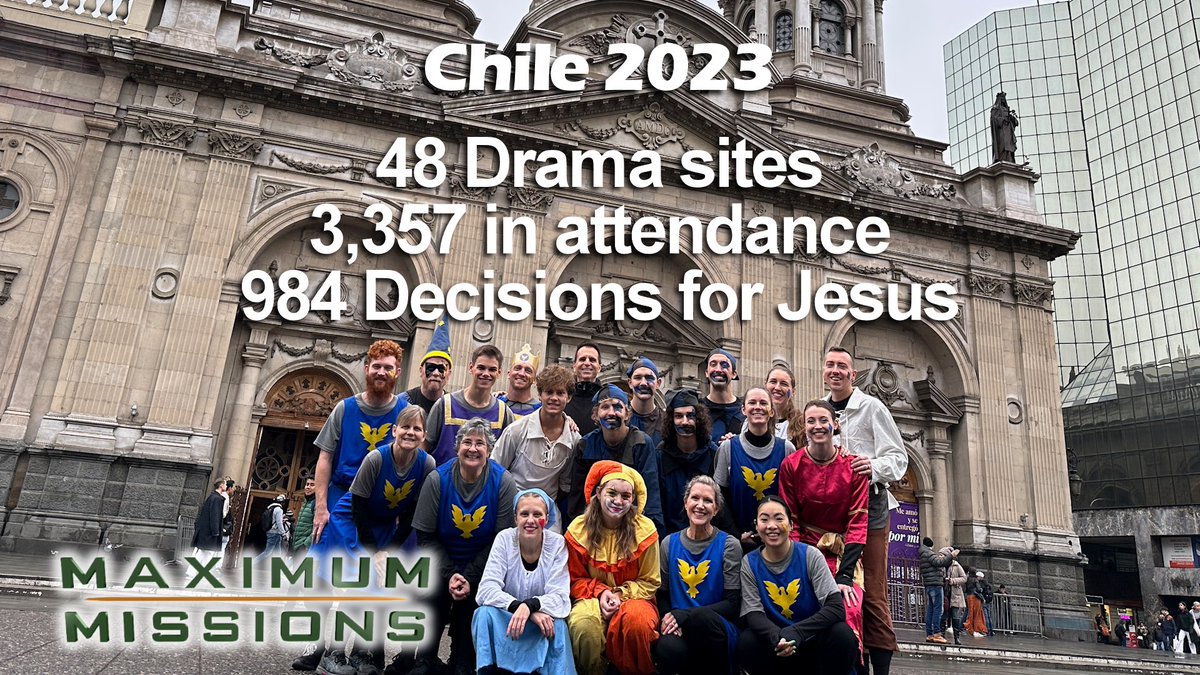 MaximumMissions's tweet image. God used us to change so many lives in Chile! 🇨🇱 It was awesome! 😁