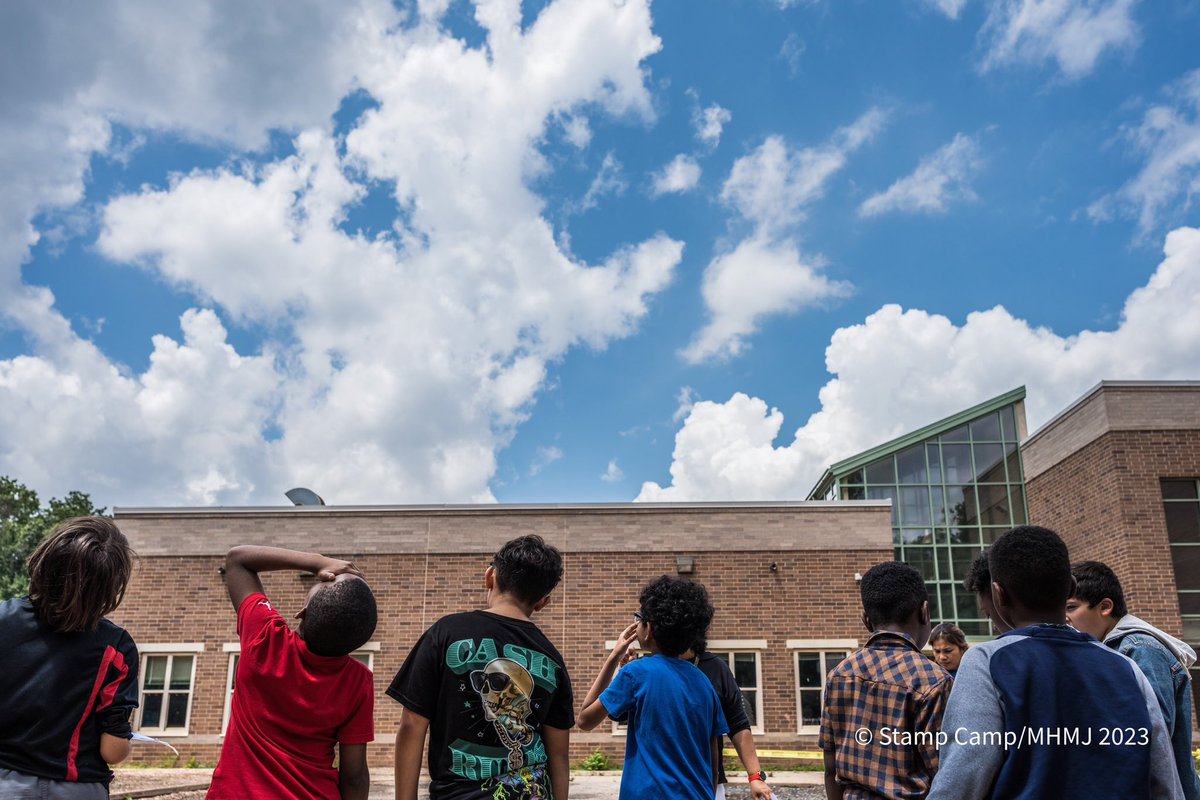 j_sacapano's tweet photo. It was a nice day to go outside &amp; finish our GLOBE activity (Cloud Watch).  #STAMPCAMP Campers learned about the types of clouds &amp; explored its connections to cloud cover &amp; weather. In other news, campers received freebies/Kitz today! #PGCPSTitle1 #Title1Proud #SummerSTAMPCAMP https://t.co/B3IUR3xbys