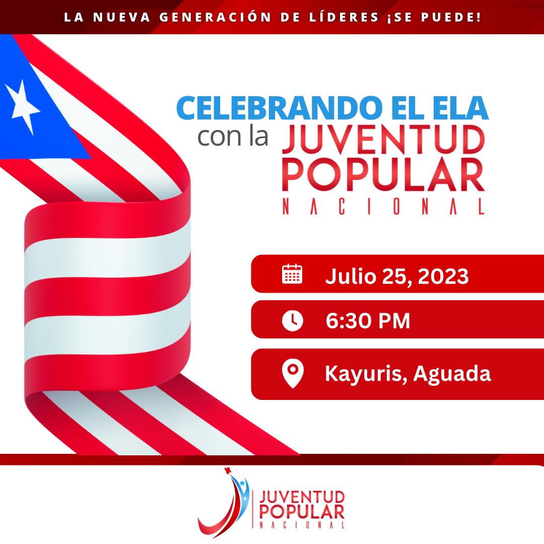 Después de celebrar nuestra Constitución del Estado Libre Asociado de Puerto Rico🇵🇷, ¡nos vamos de After Party con la <a href="/juventud_PPD/">Juventud Popular Nacional</a>! 🥳

📍 Kayuris Rest, Aguada
⌚ 6:30pm
¡Habrá karaoke! 🎤🔥🥵