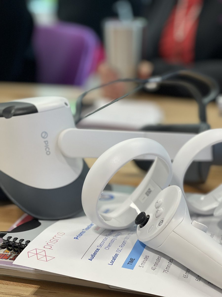 MrsJackSciHacks's tweet image. Today was AWESOME being around pioneers of @HumbleISD ! We explored in @PrismsOfReality with @Humble_2ndSci !! So excited our students get to be world problem solvers in VR this year! #explorebeforeexplain #ALLstudentsAREscientists @HumbleISD_PL