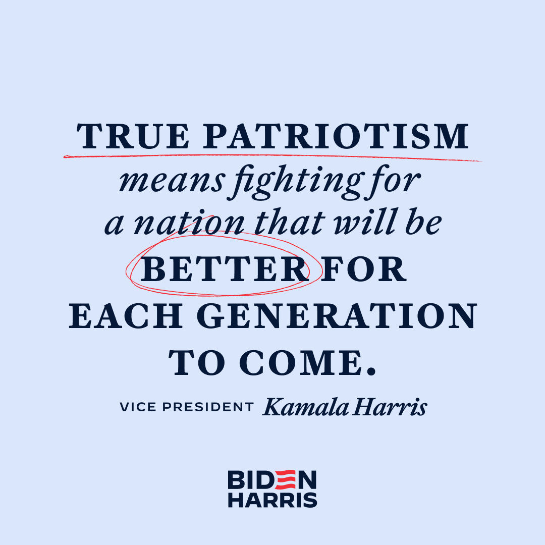 Our nation is worth it.