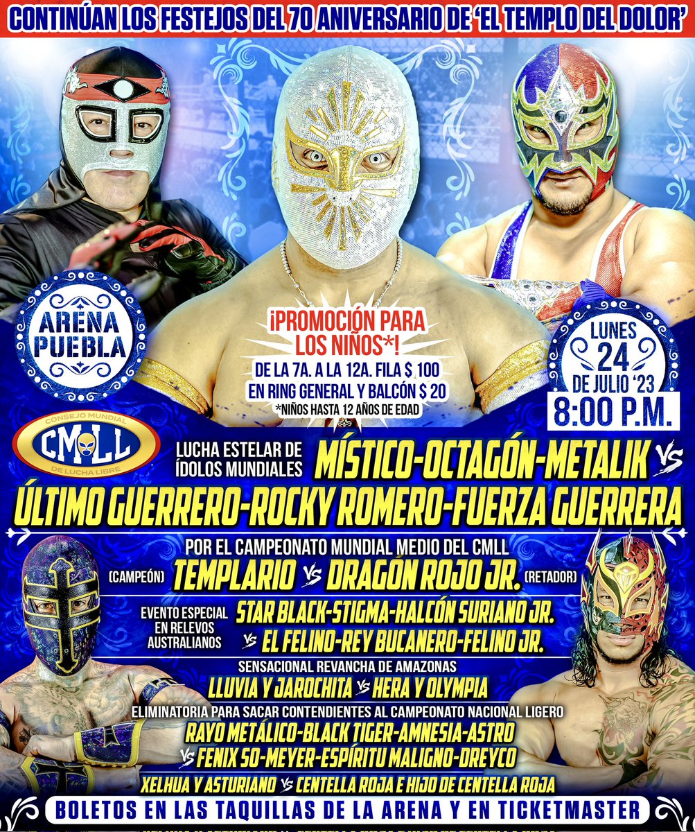 ClubLegado's tweet photo. ⚠️ ATENCIÓN AMIGOS DE PUEBLA ⚠️
Están listos para iniciar esta semana en compañía de nuestro #Amodelos8ángulos @Octagon_real en una función espectacular en compañía de @caristicomx y #Metalik
Lugar: @Arena_Puebla
Hora: 20:00 hrs.
¡¡NO FALTEN!! https://t.co/hMCSzYXYPI