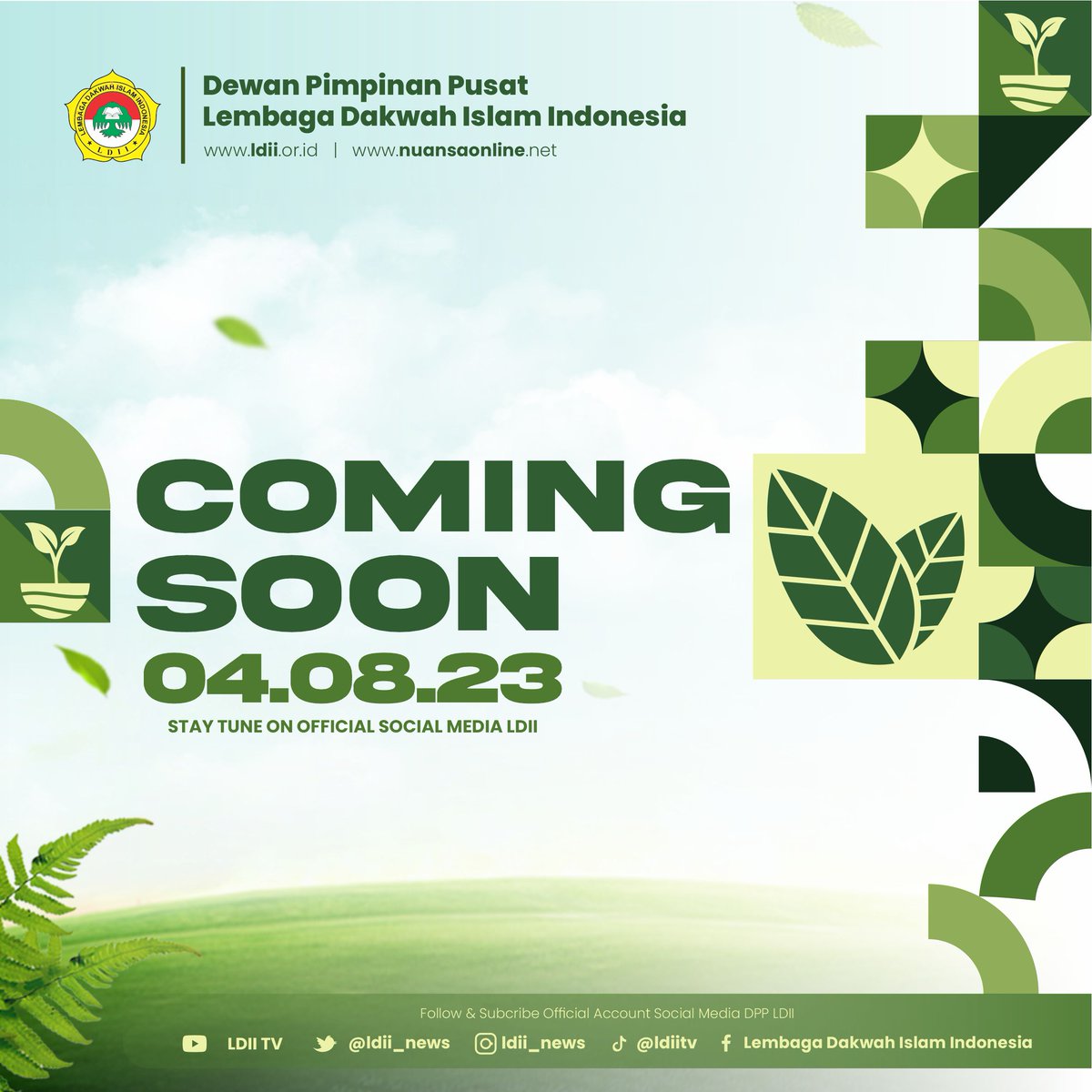 LDII Ngepel Massal?? 
Coming Soon 04.08.2023.

#mengepel #ngepel #solid #toleransi #kemandirian #LDIIuntukBangsa #ldii #gotongroyong #kerjabakti #upacarabendera #nasionalisme #kebangsaan #merahputih #bersih #suci 
#PeduliLingkungan #generasimuda #RakernasLDII2023 #comingsoon