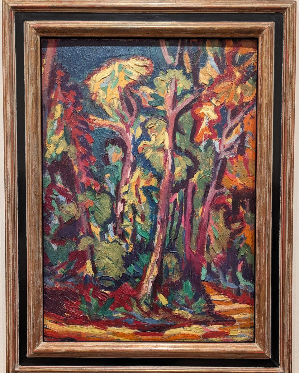 Brand new #painting <a href="/NortonSimon/">Norton Simon Museum</a>.  A Kirchner.  Nice!
#art