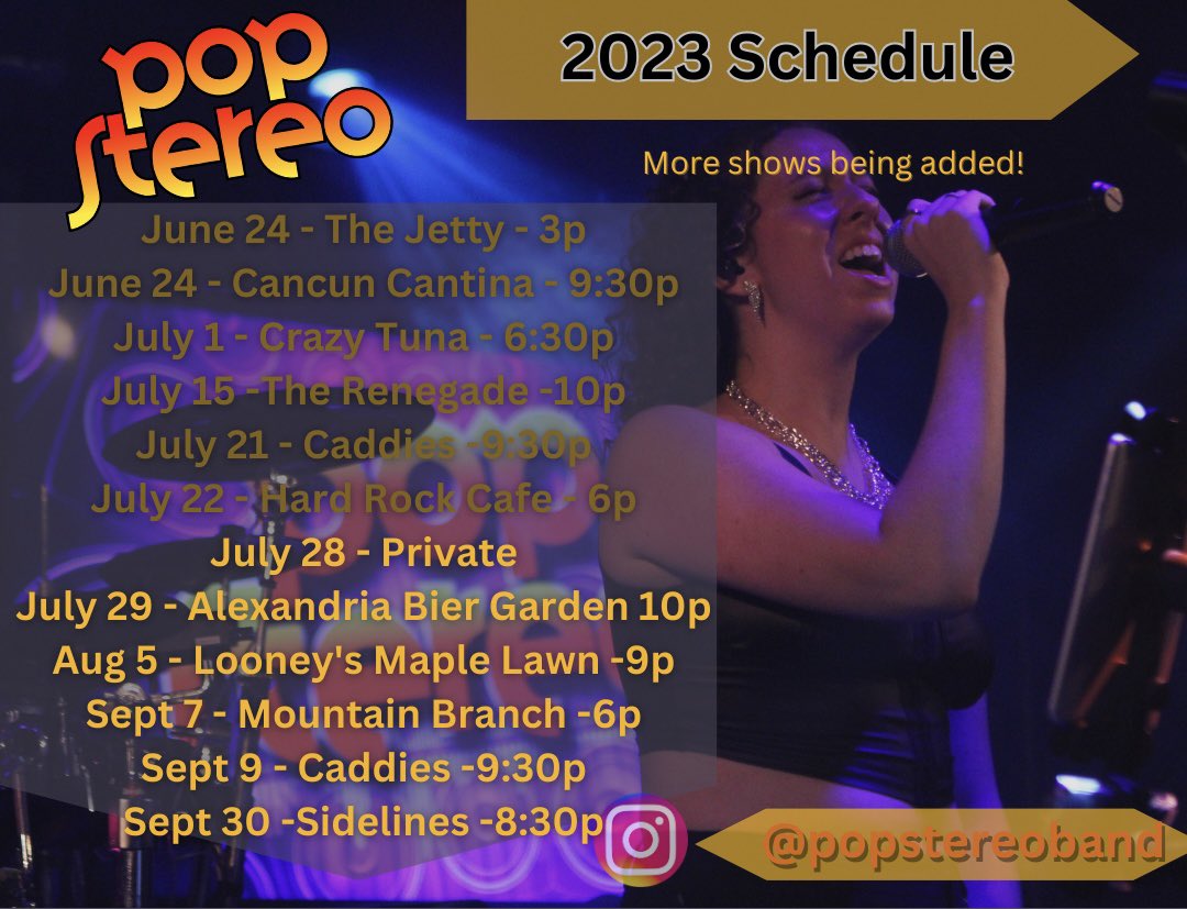 pop_stereo's tweet photo. Come on out! 🎸 https://t.co/vtCGhN0n6L