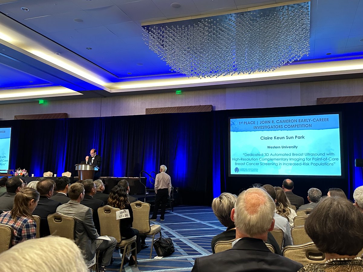 Brian Winey, PhD DABR (@brianmedphys) on Twitter photo Congratulations to <a href="/ClaireKSPark/">Claire Park</a> on winning First Place in the John Cameron Early Career Investigator Symposium! Congratulations to <a href="/ClaireKSPark/">Claire Park</a> on winning First Place in the John Cameron Early Career Investigator Symposium!