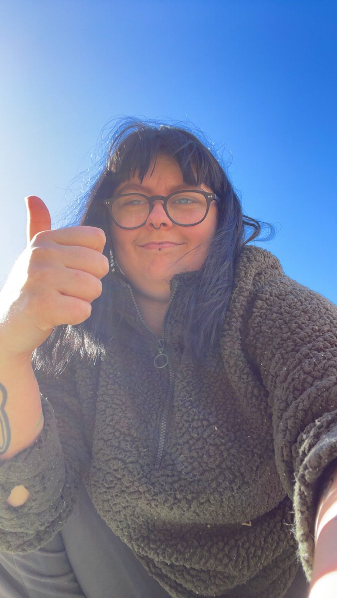 Cypher_dagger's tweet photo. I’m sick and squatting outside in the sun. Surely this will make me feel better https://t.co/222V9N8qHE