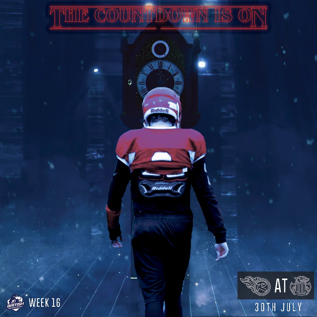 The countdown is on...

In less than a week, the Renegades travel to the West Country to face <a href="/WyvernsAFC/">Somerset Wyverns American Football Club</a> in Week 16.

Kick off is to be announced.

#runthesouth #berkshirerengeades #bafa #britishamericanfootball