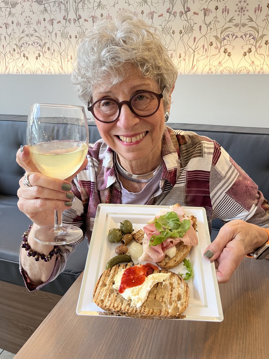 I’m raising a glass to the new iteration of Bittersweet.  Bravo. Prosciutto and cheeses and olives. And still wonderful sweets.