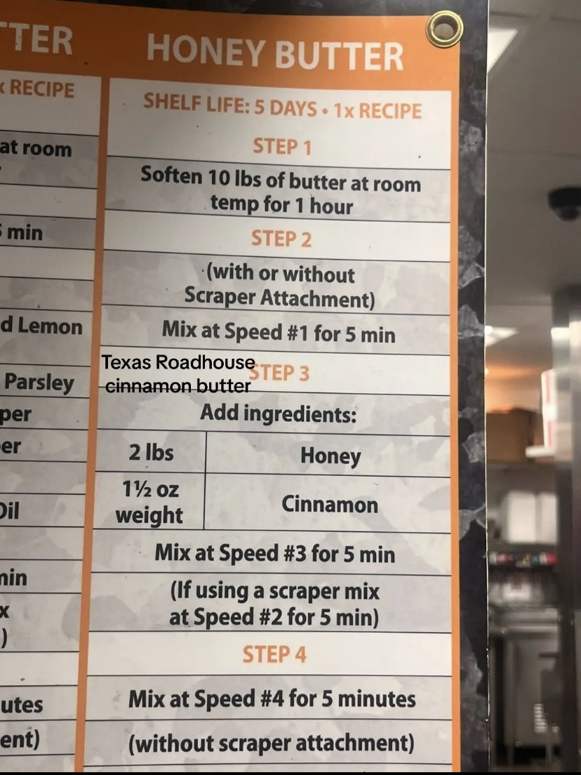 GeoCherry9999's tweet photo. GUYS RED ALERT SOMEBODY LEAKED THE CINNAMON BUTTER RECIPE FOR TEXAS ROADHOUSE

SPREAD THE WORD‼️‼️ https://t.co/ztPdbLk73i
