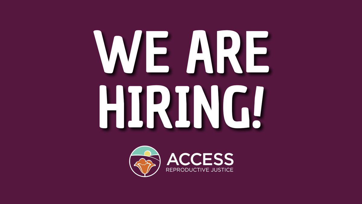 ACCESS RJ is hiring! We're celebrating our 30th anniversary and seeking an experienced nonprofit event planner to manage the execution of our anniversary event which will happen in late Fall 2023! Learn more and submit your proposal! accessreproductivejustice.bamboohr.com/careers/33