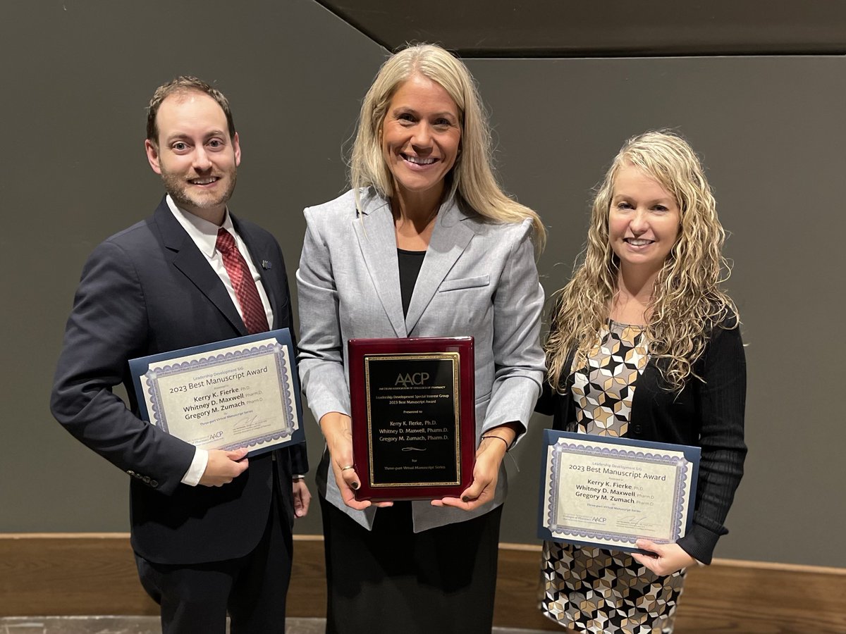 GZPharmD's tweet photo. It’s been a great five plus years collaborating with @kerryfierke and Whitney Maxwell. To many more! 

 #PharmEd23 #KerryOn https://t.co/KzvuRiw8Q4